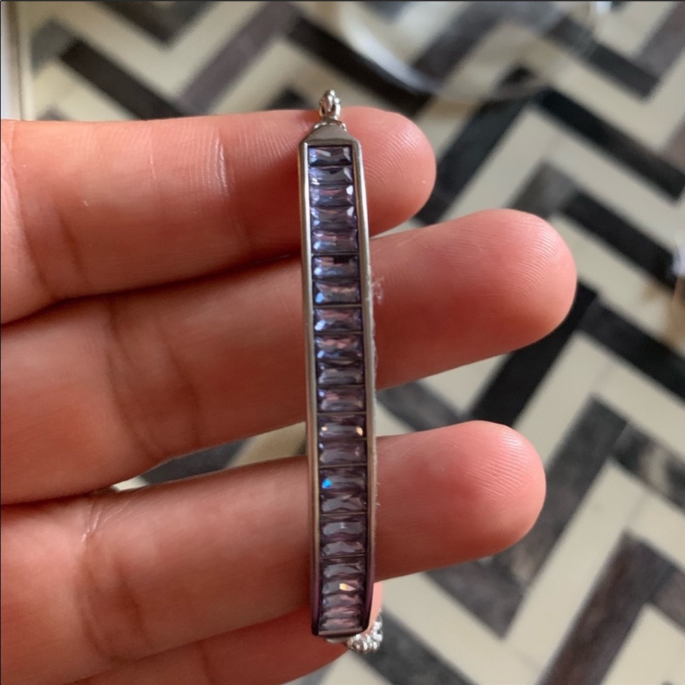 Kendra Scott Jack Slider Bracelet in silver or rose gold - Picture 6 of 8